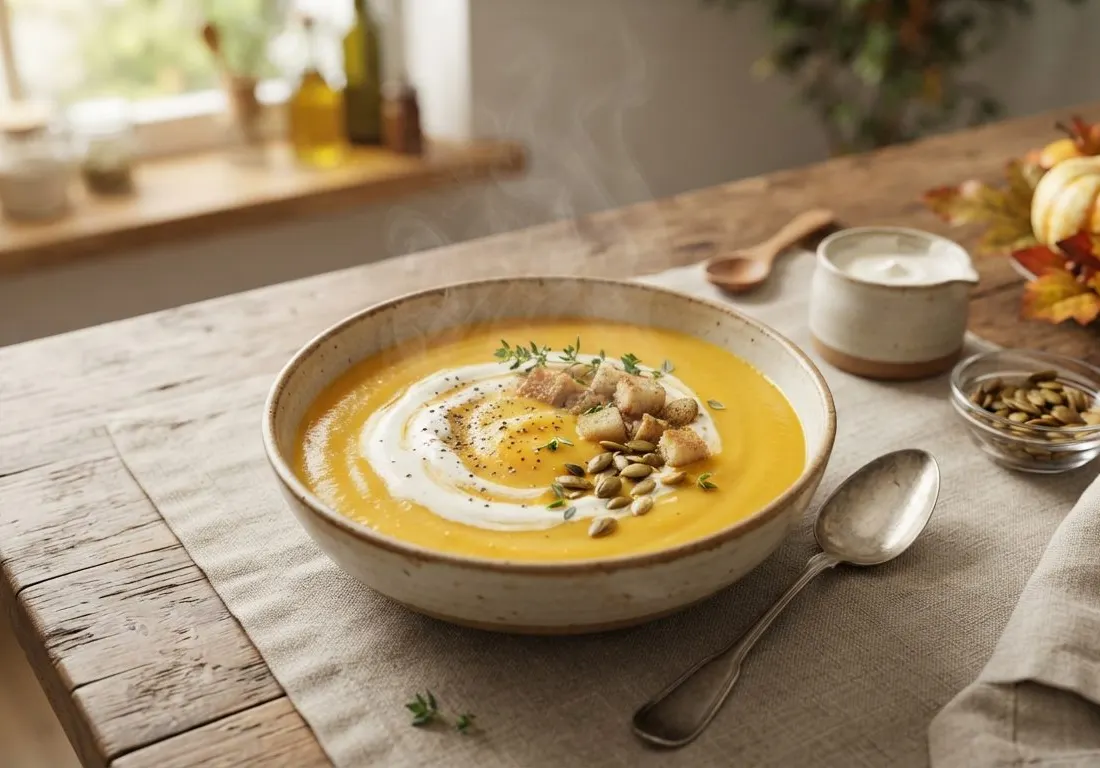Velouté de potimarron, une recette de saison simple et savoureuse