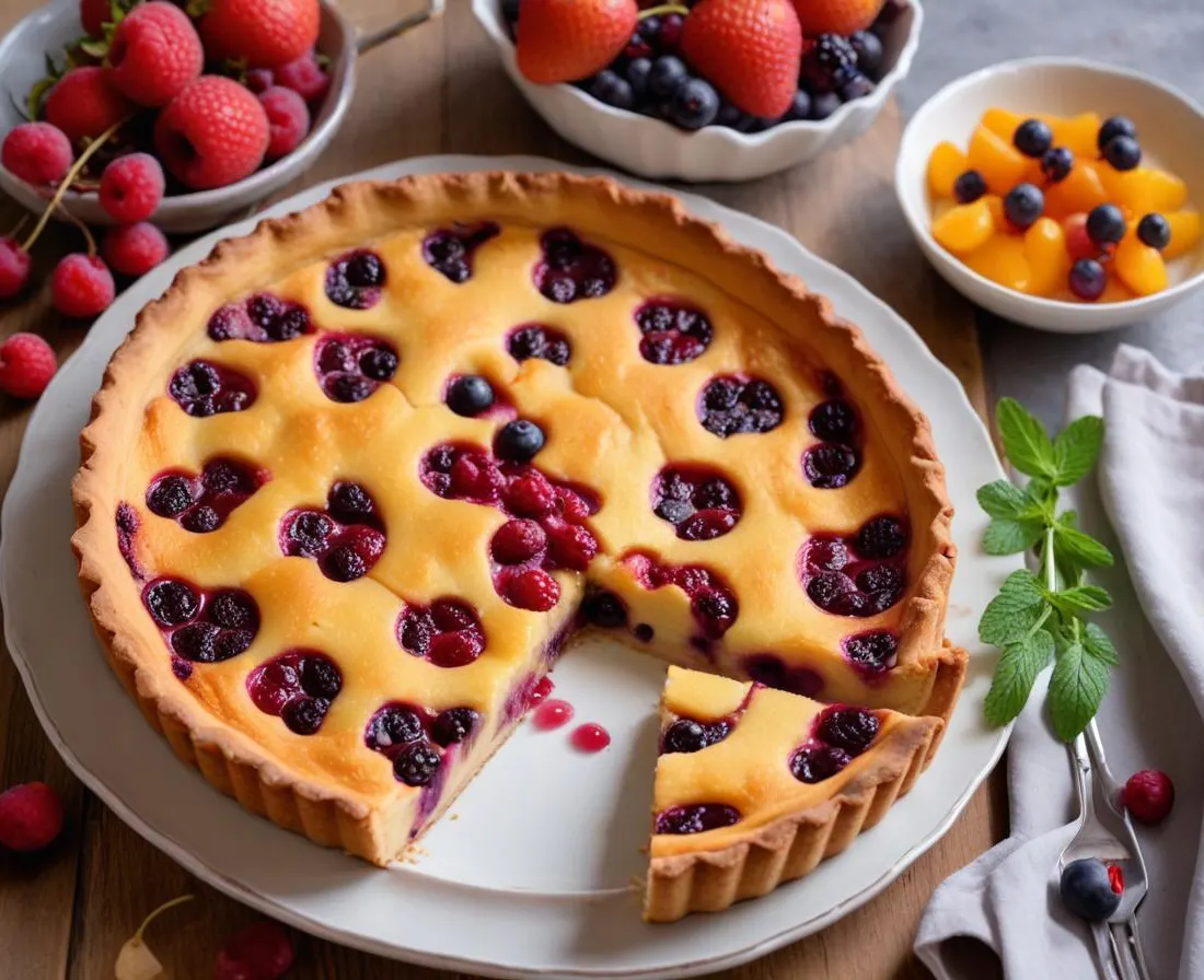 Clafoutis Gourmand aux Brugnons d'Été