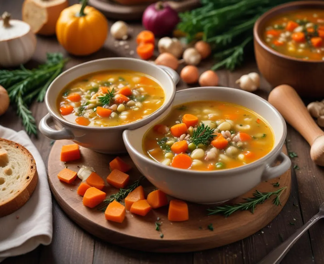 Soupe Rustique aux Légumes d'Hiver