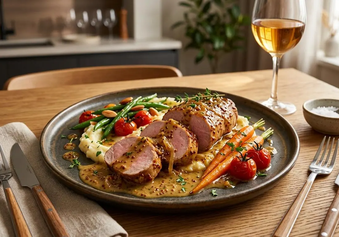 Filet Mignon de Porc à la Moutarde et au Miel