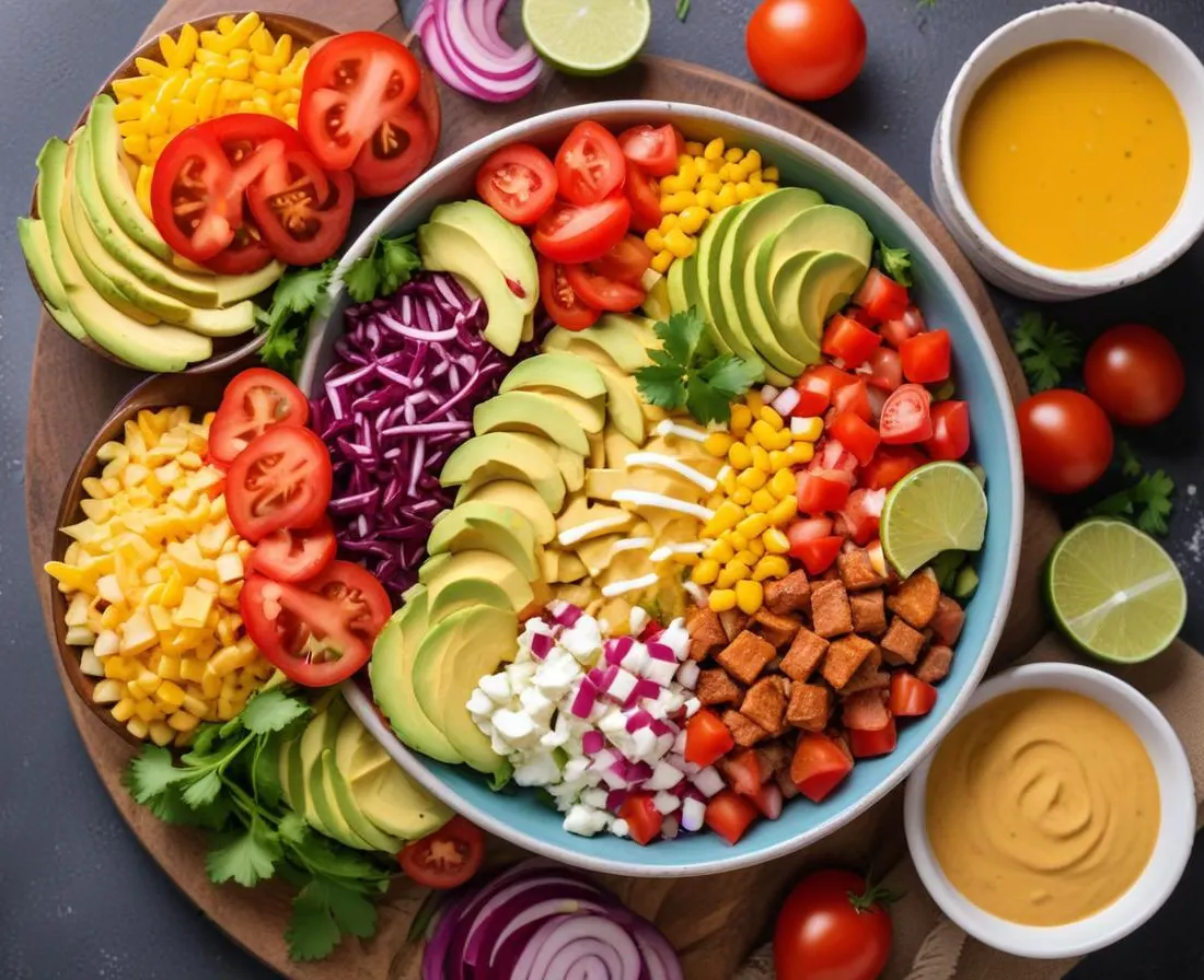 Salade Mexicaine Fraîche et Colorée