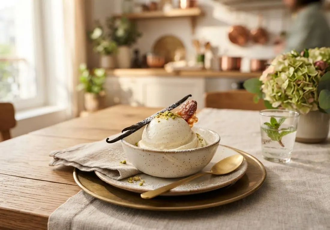 L'Onctueuse Glace à la Vanille de Bourbon