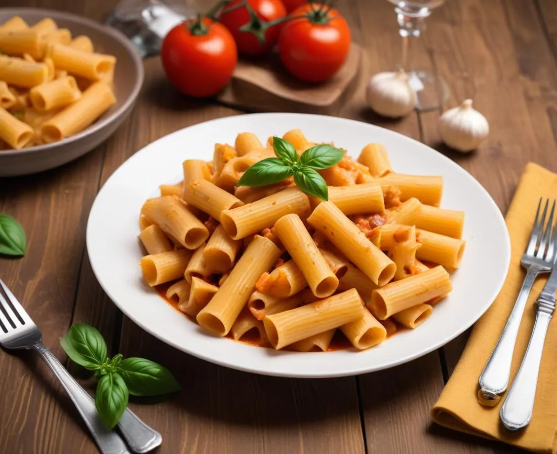 Rigatoni al Tonno e Capperi