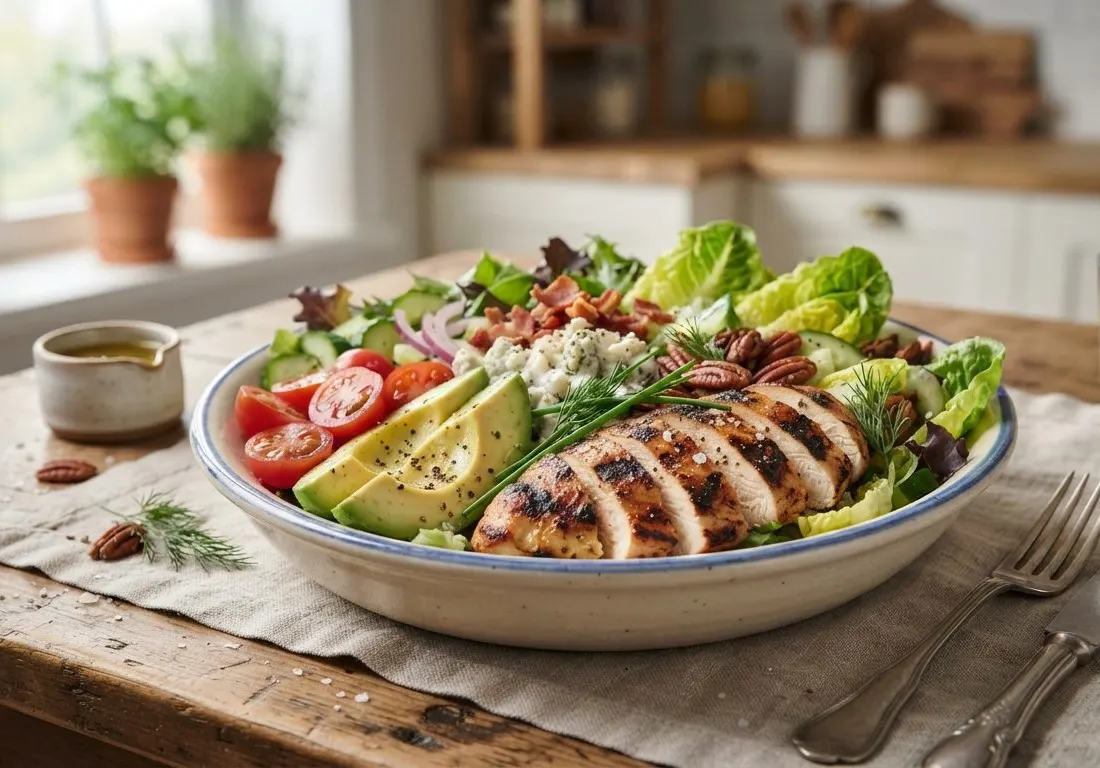 Salade Complète de Poulet Grillé et Avocat