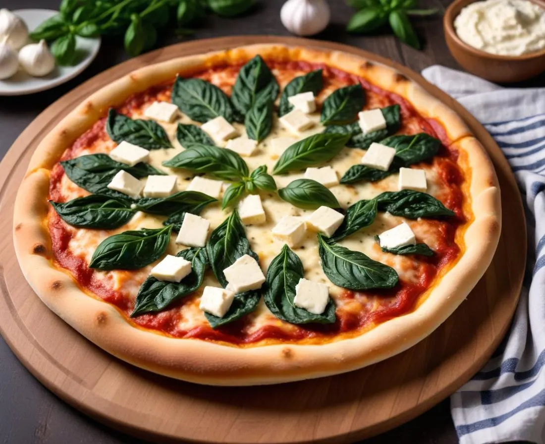 Pizza Épinards Ricotta
