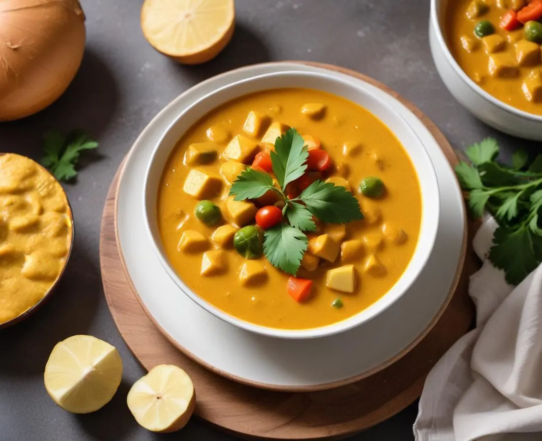 Curry crémeux de légumes au lait de coco