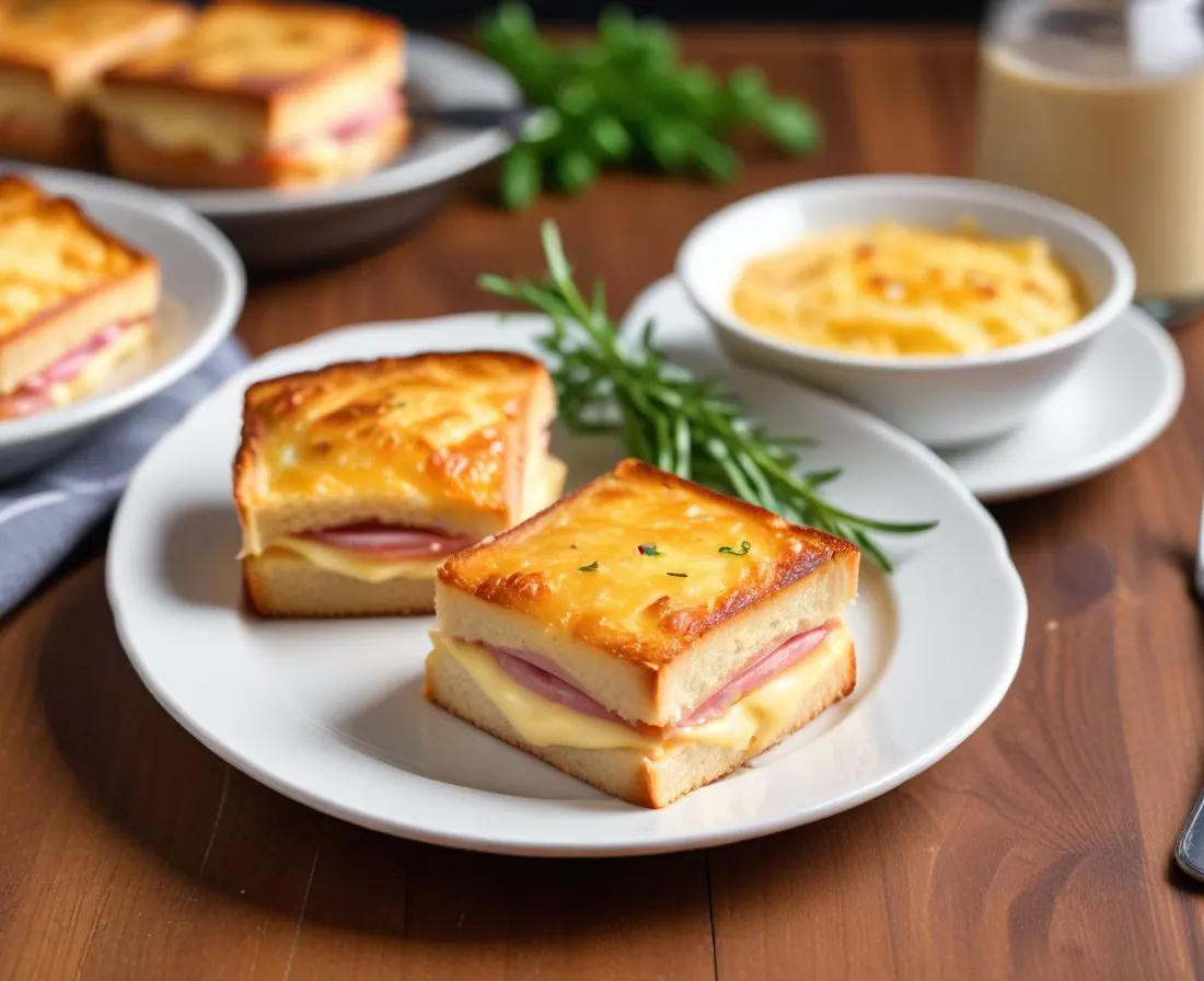 Mini croque-monsieur au comté