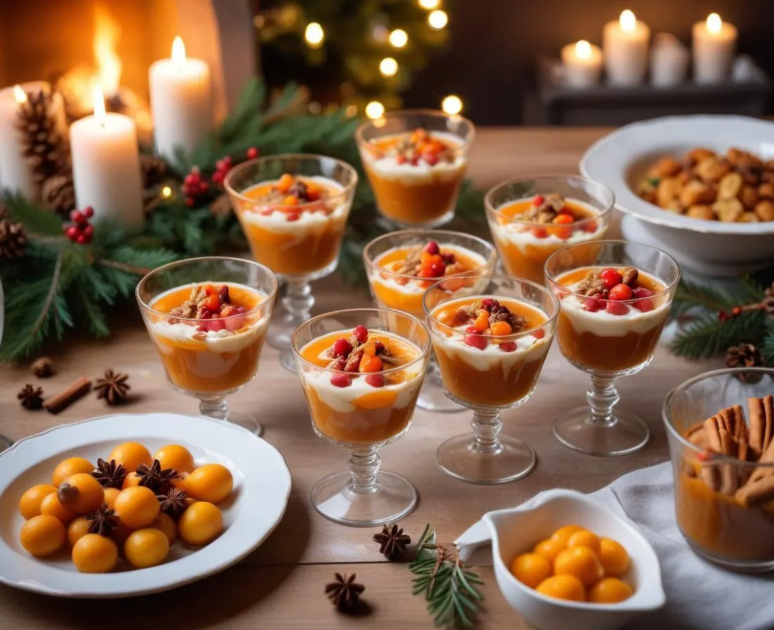 Verrines Festives aux Saveurs d'Hiver