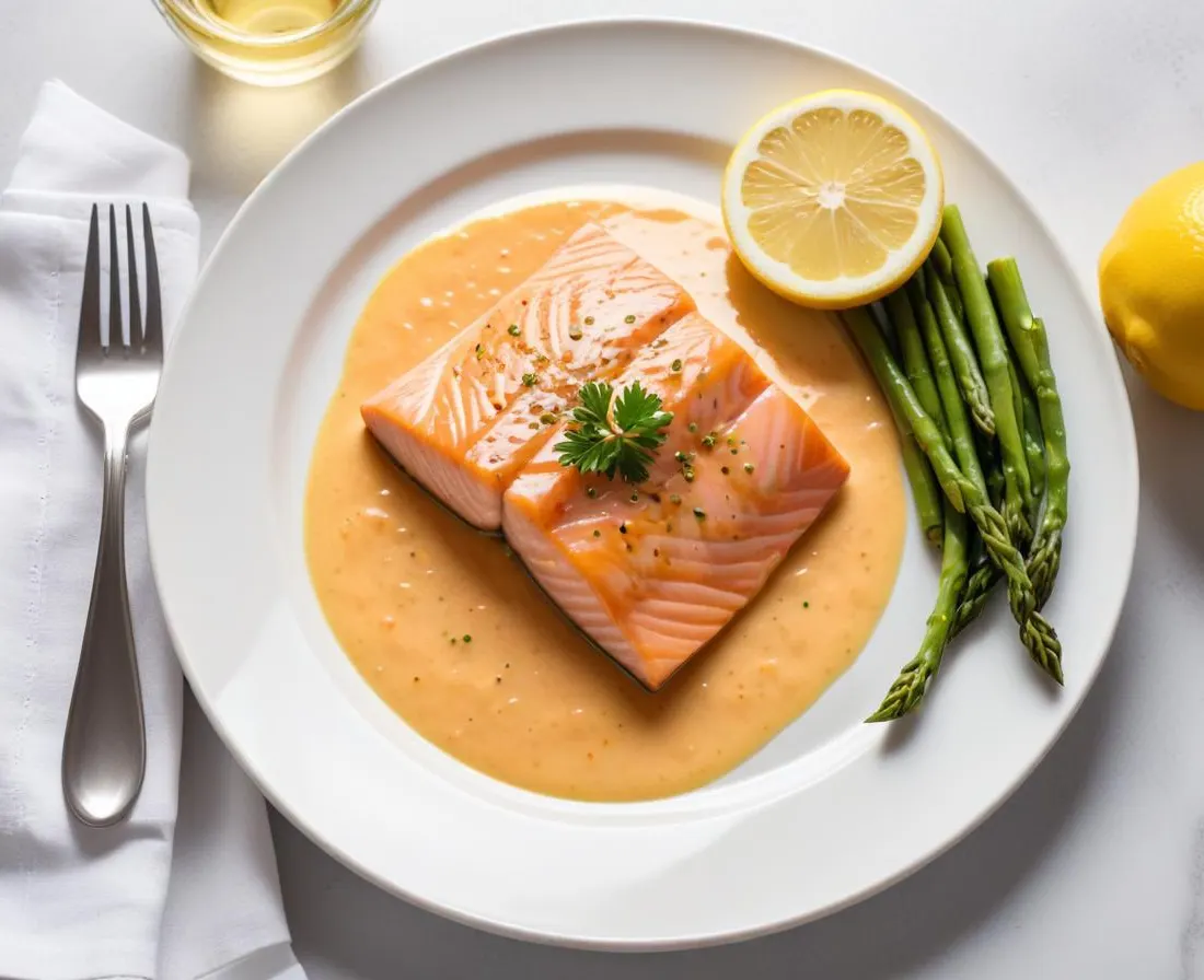 Pavé de Saumon Sauce Citron