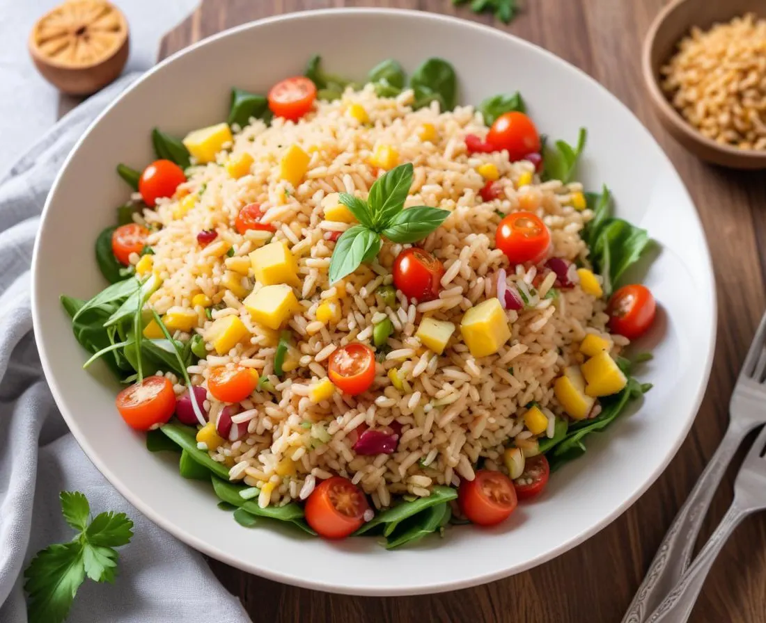 Salade de Riz Méditerranéenne Estivale