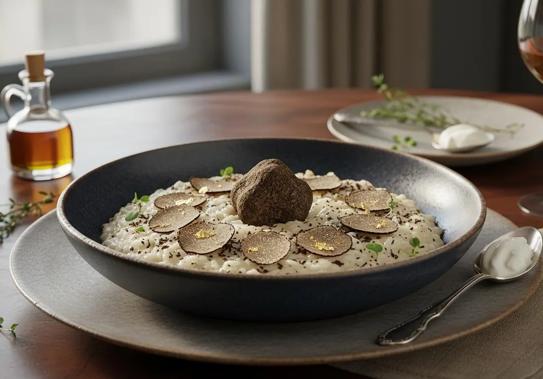 Le Risotto de l'Alchimiste au Diamant Noir