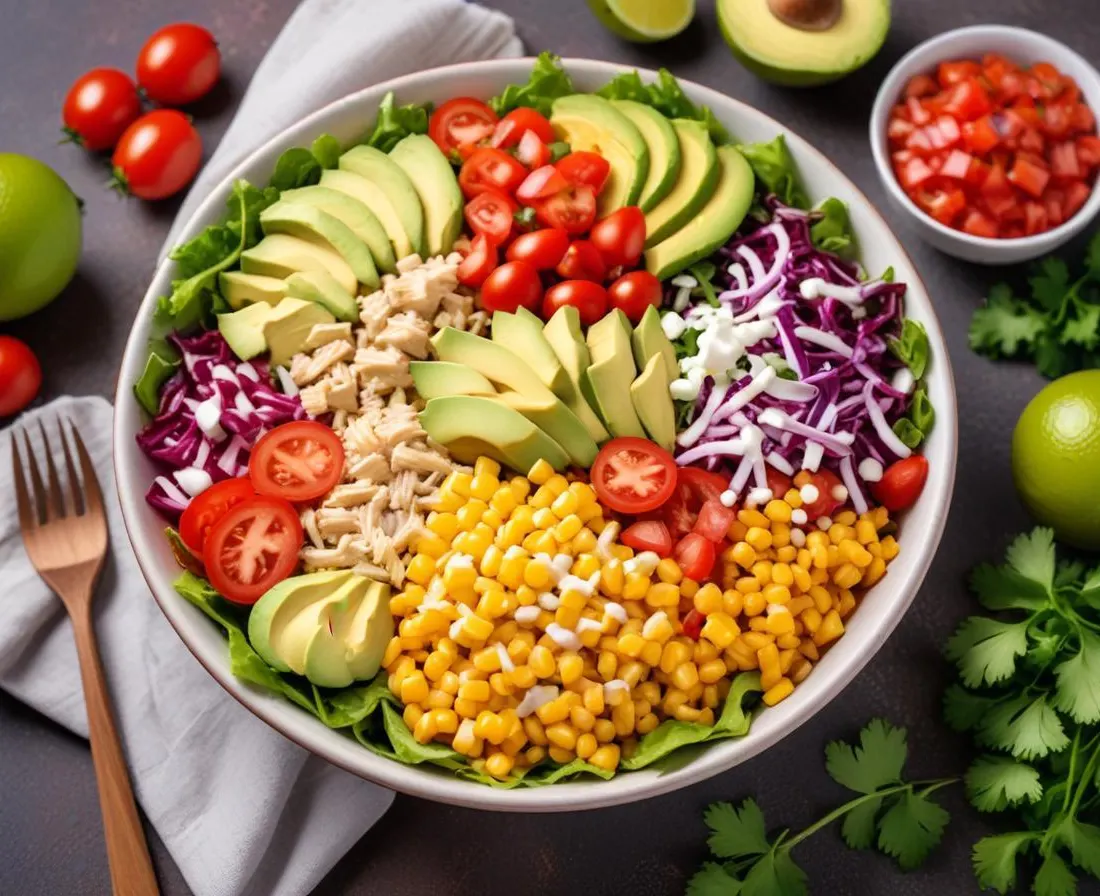 Salade Mexicaine Fraîche et Colorée