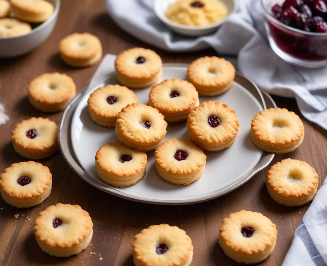 Mini Sablés au Parmesan et Raisins Secs