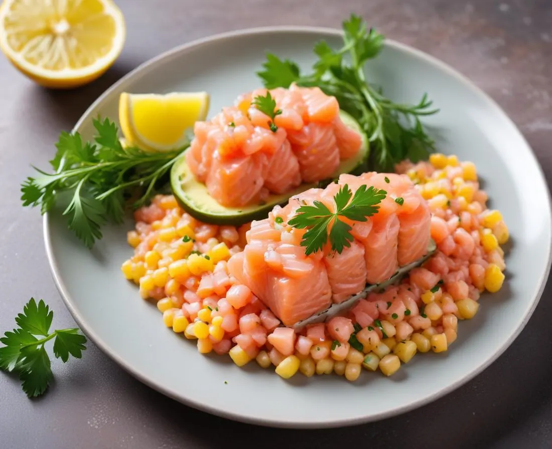 Tartare de Saumon Frais et Citronné