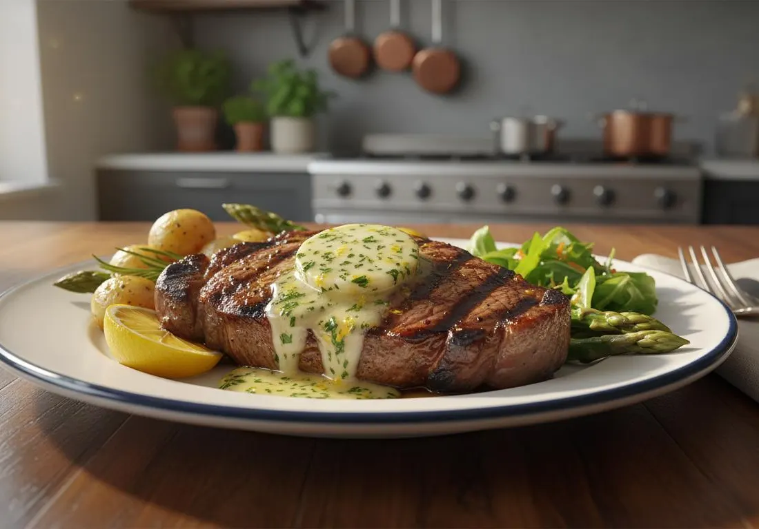 Entrecôte Grillée au Beurre Maître d'Hôtel