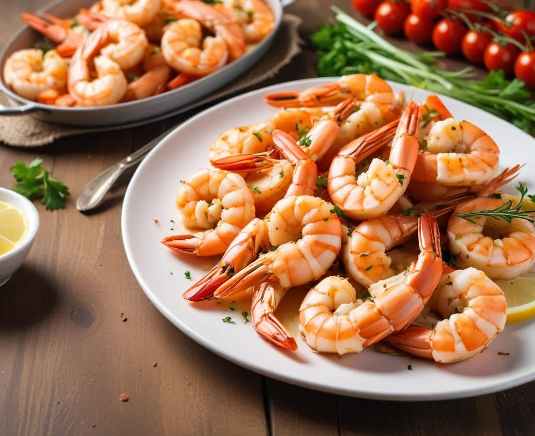 Brochettes de Crevettes Marinées