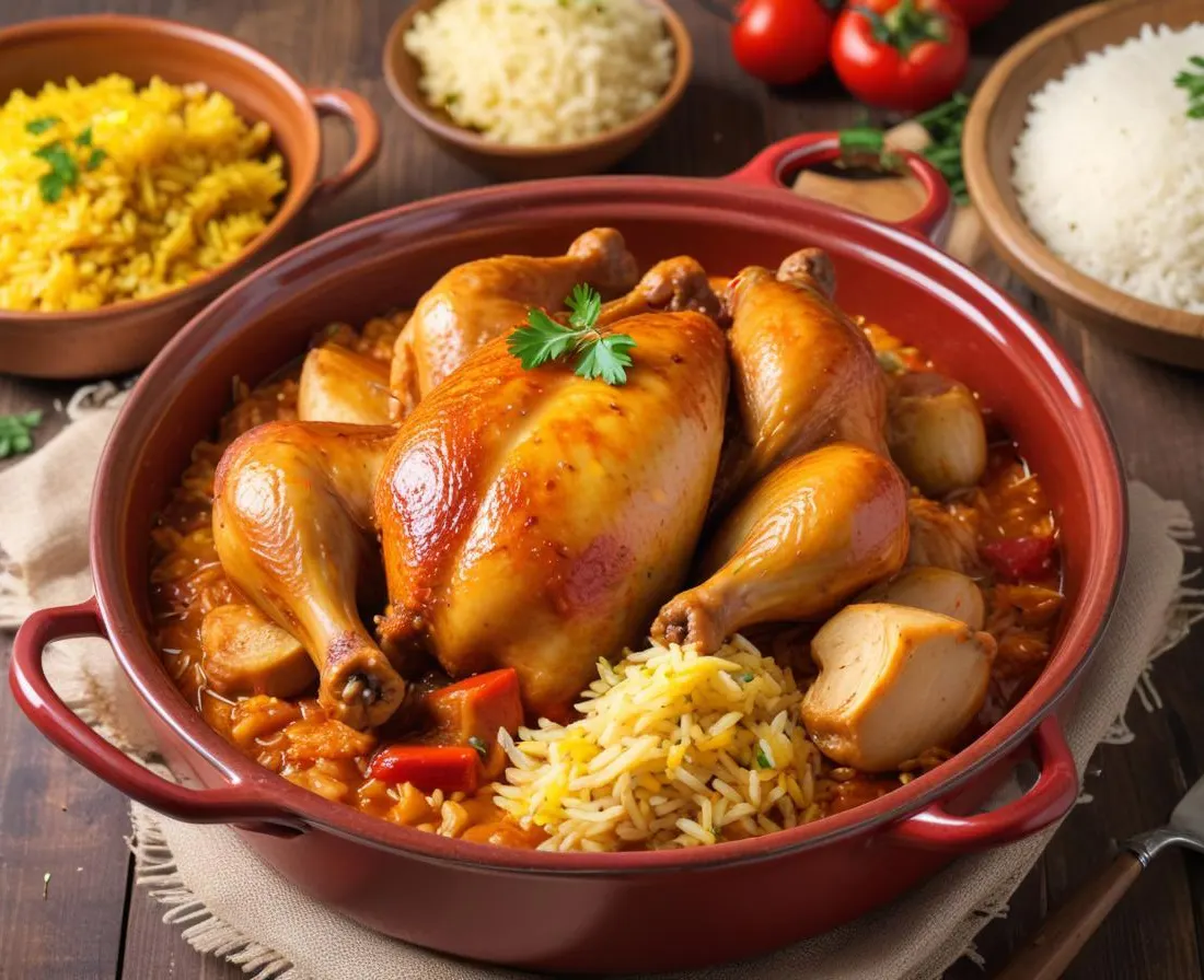 Poulet Basquaise Traditionnel au Riz