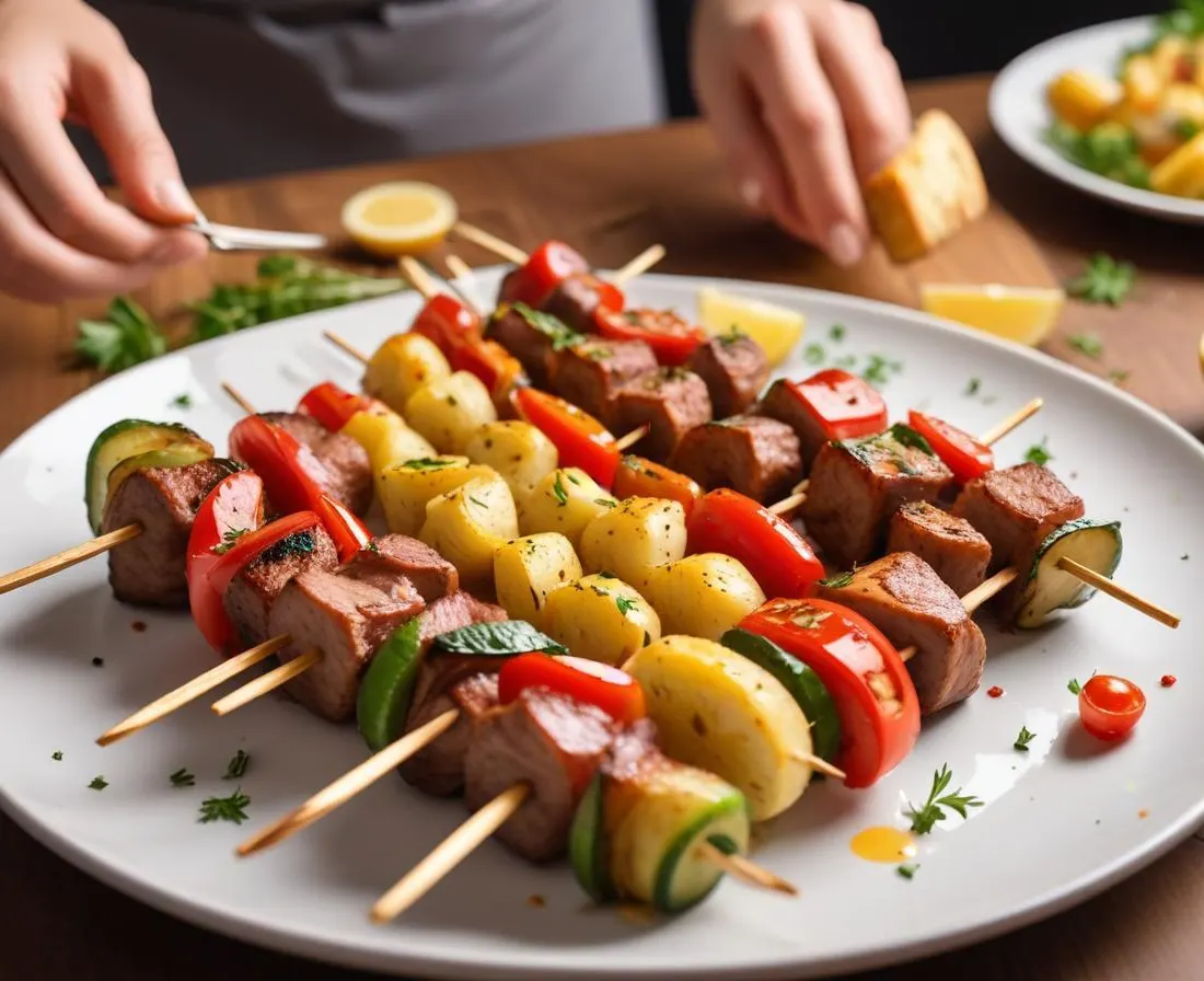 Brochettes fraîcheur printanière