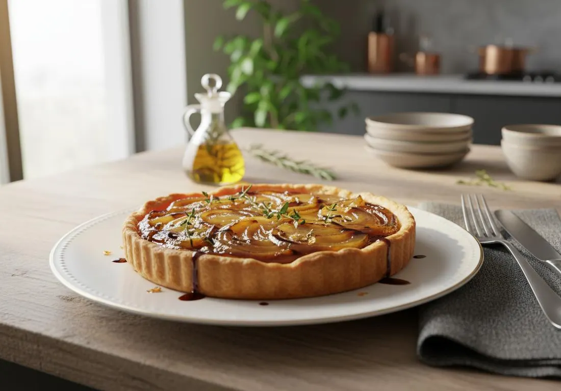 Le Secret de l'Alchimiste : Tarte aux Oignons Fondants