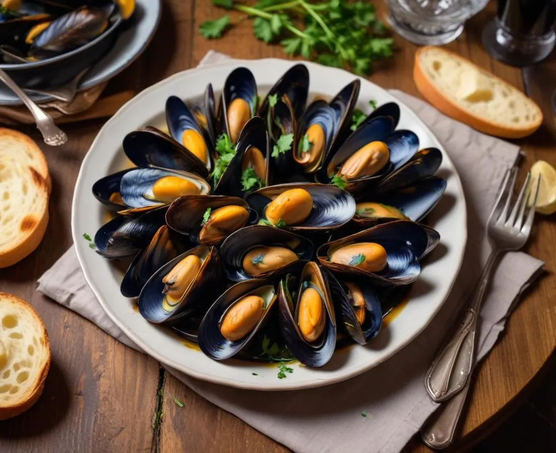 Moules à la marinière traditionnelles