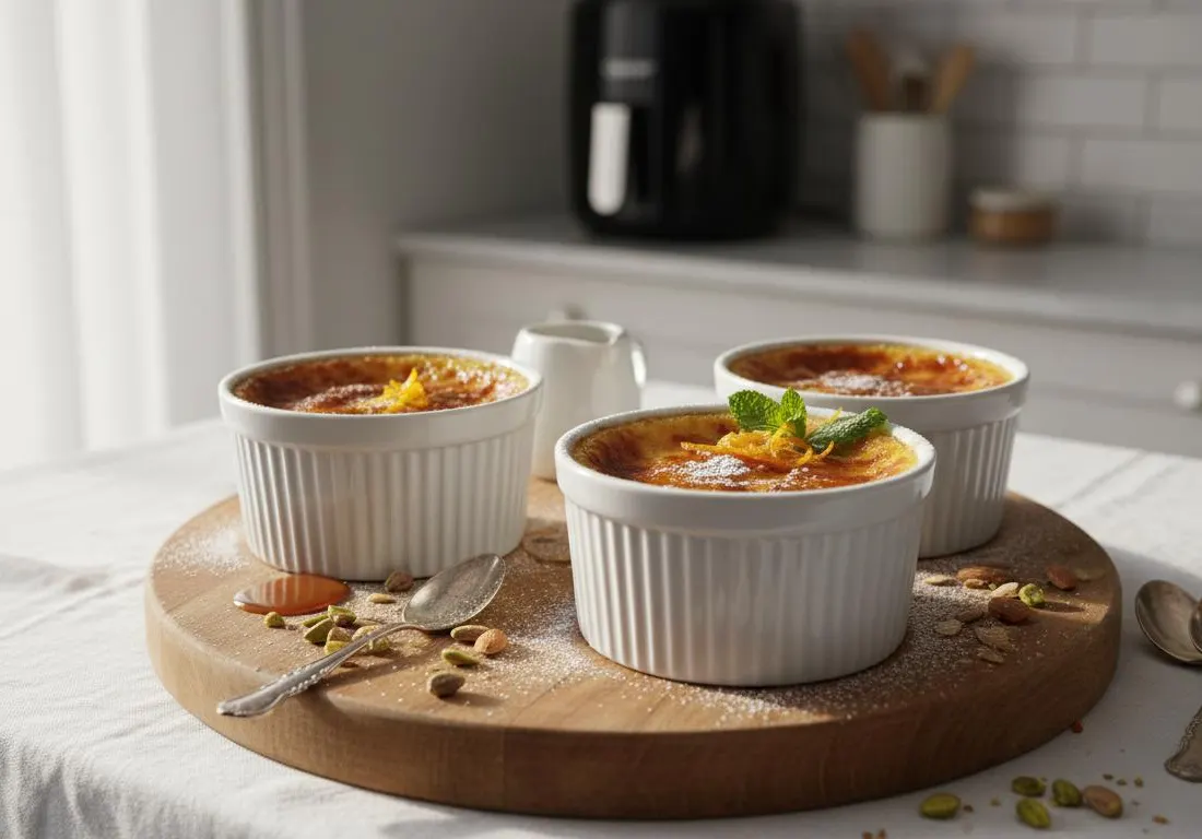 Oeufs au Lait Fondants à l'Airfryer Cosori