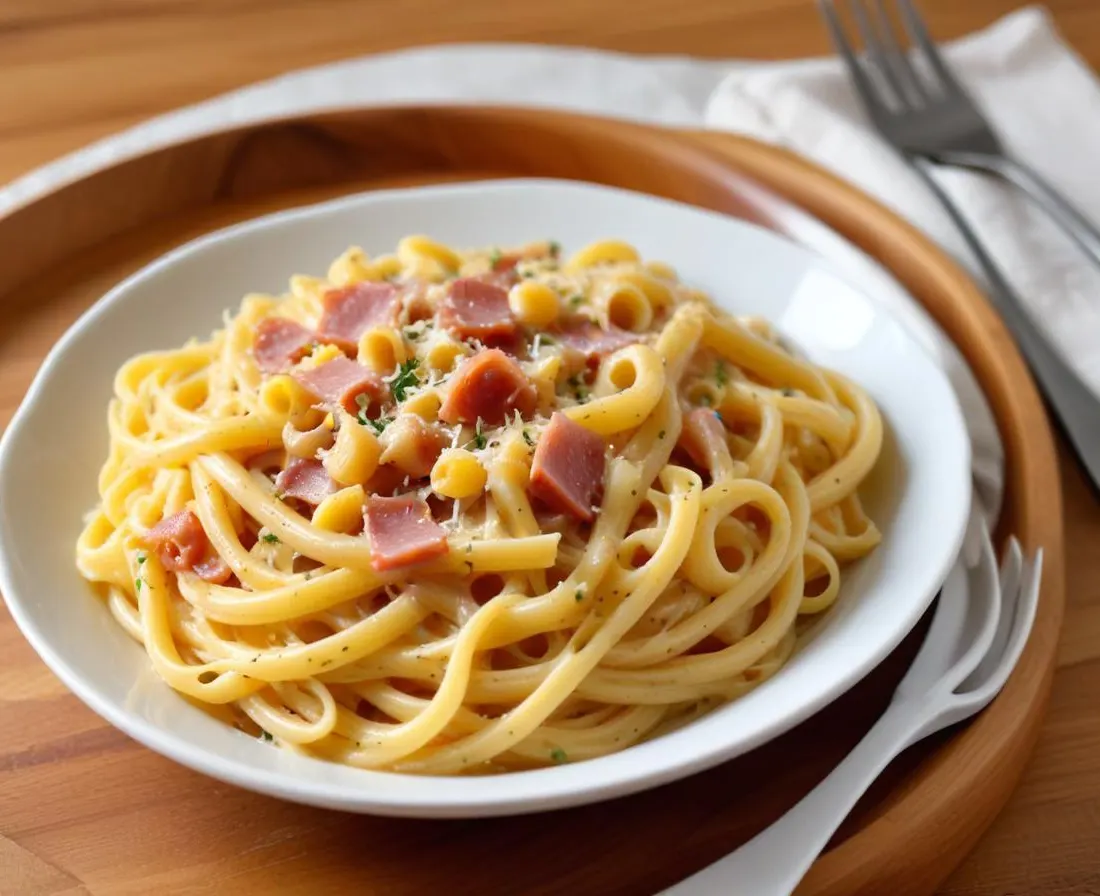 One Pot Pâtes Carbonara Facile (Sans Crème)