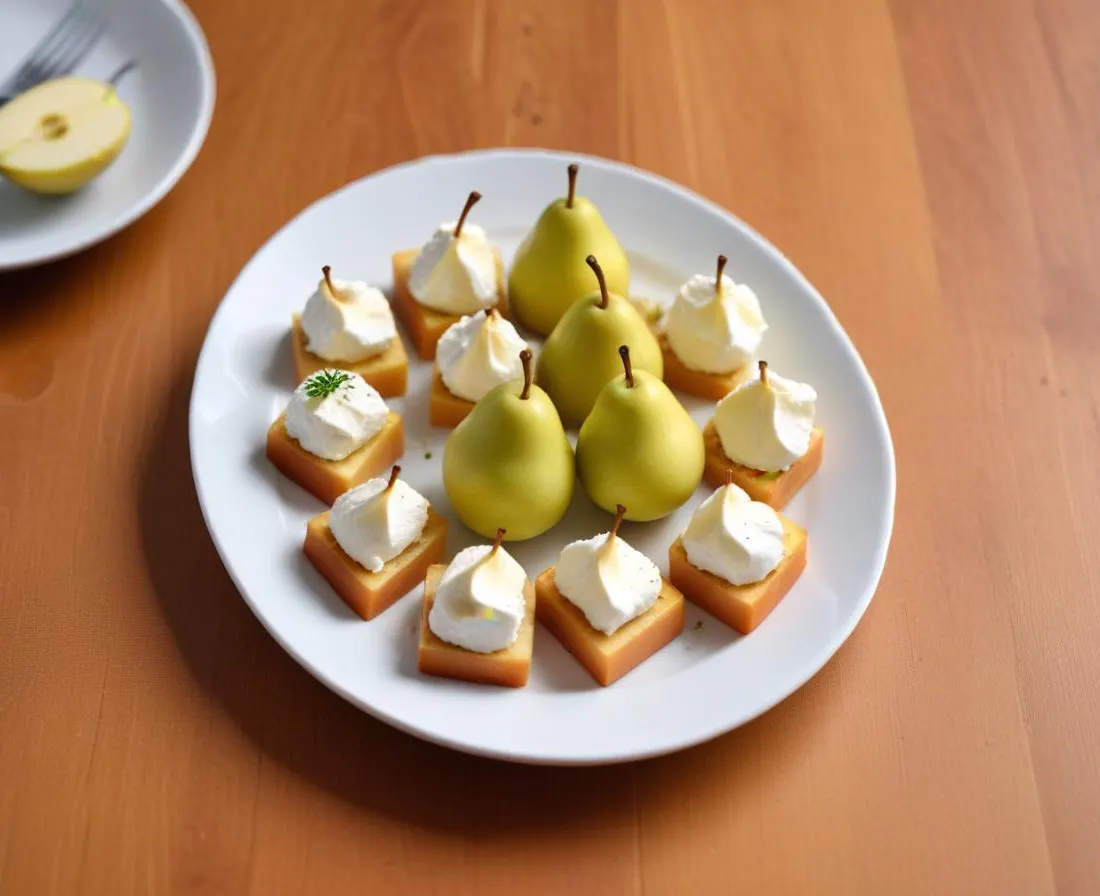 Mini Bricks Poire et Chèvre Frais
