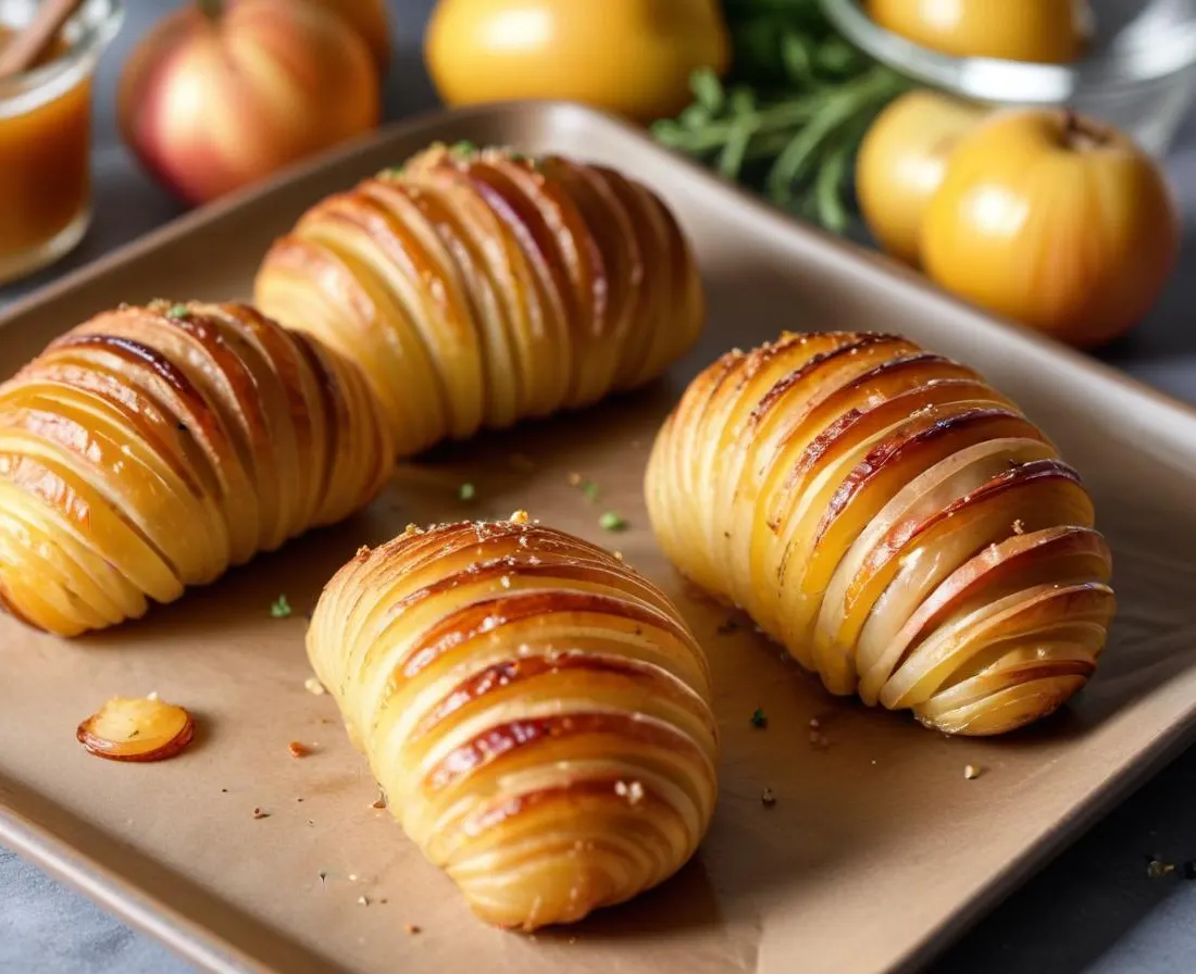 Pommes de terre suédoises (Hasselback)