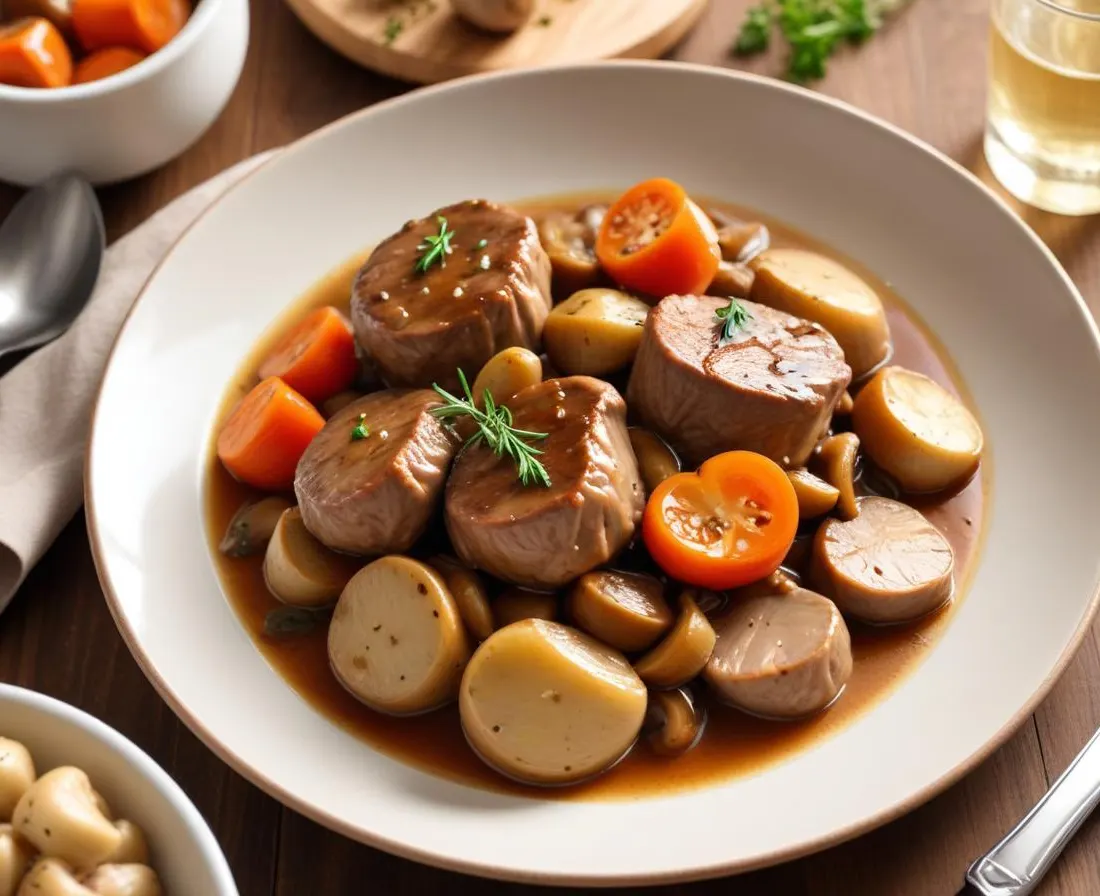 Paupiettes de veau aux champignons au Cookeo