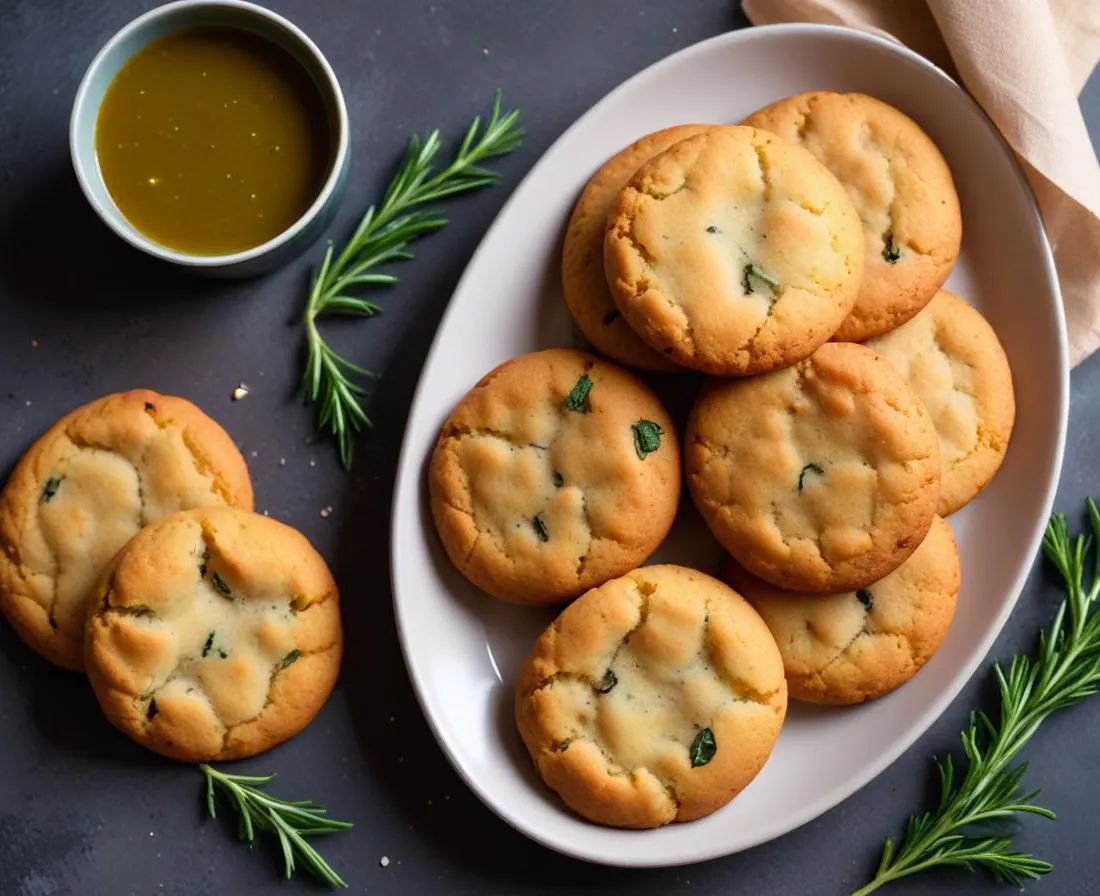 Cookies salés patate douce et coriandre