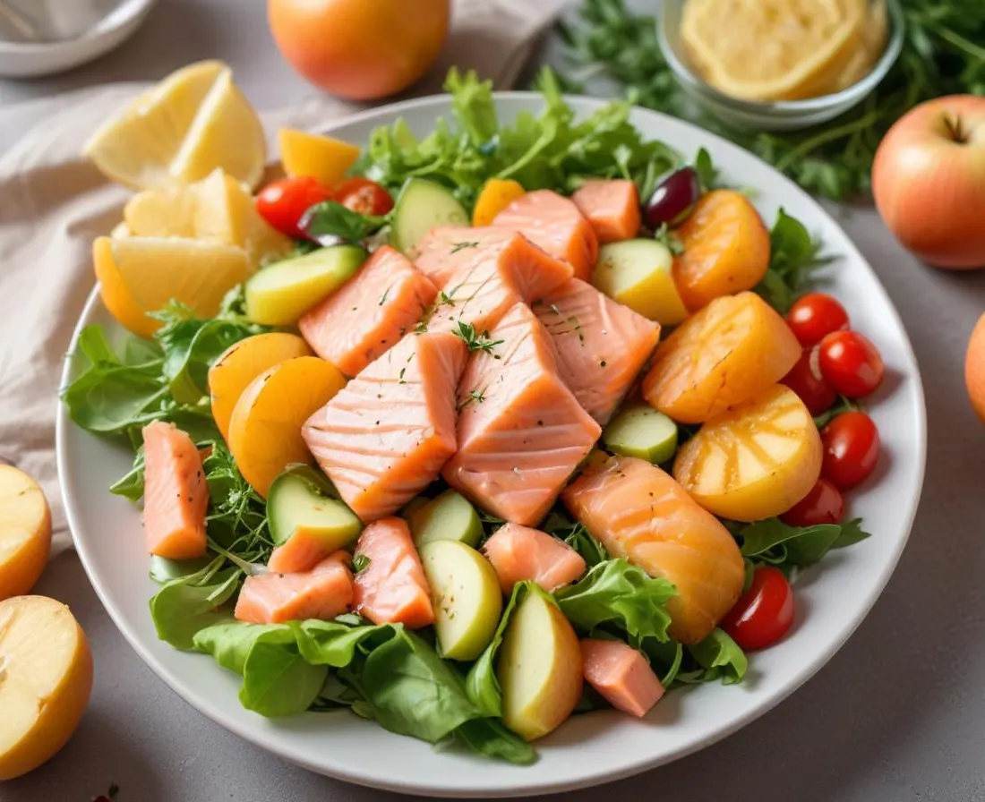 Salade Nordique au Saumon Fumé, Pommes de Terre et Aneth