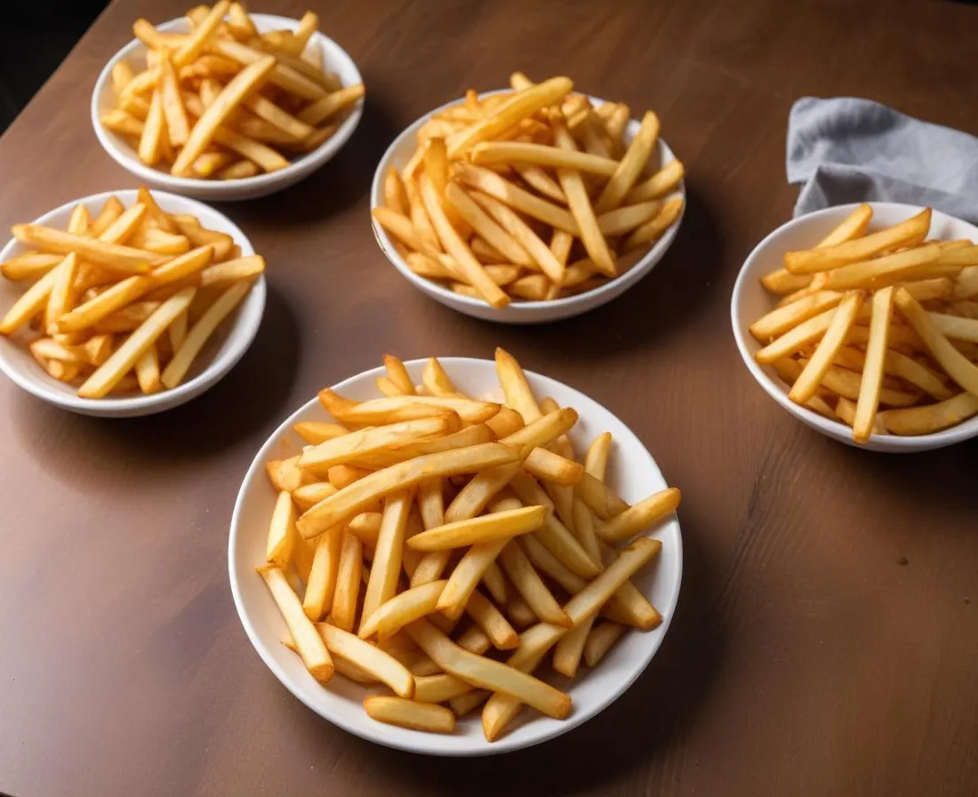Frites maison croustillantes