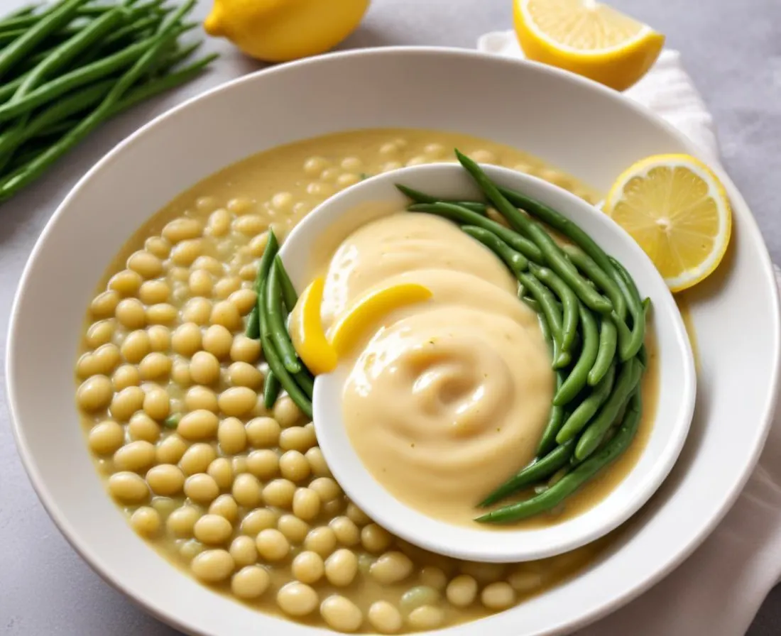 Purée de Haricots Blancs à l'Ail Rôti et Citron