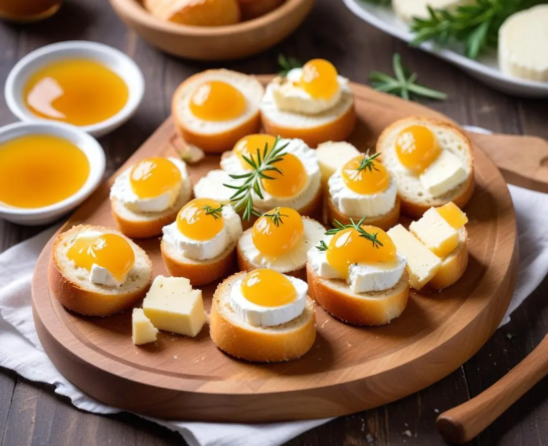 Nems croustillants de chèvre et miel
