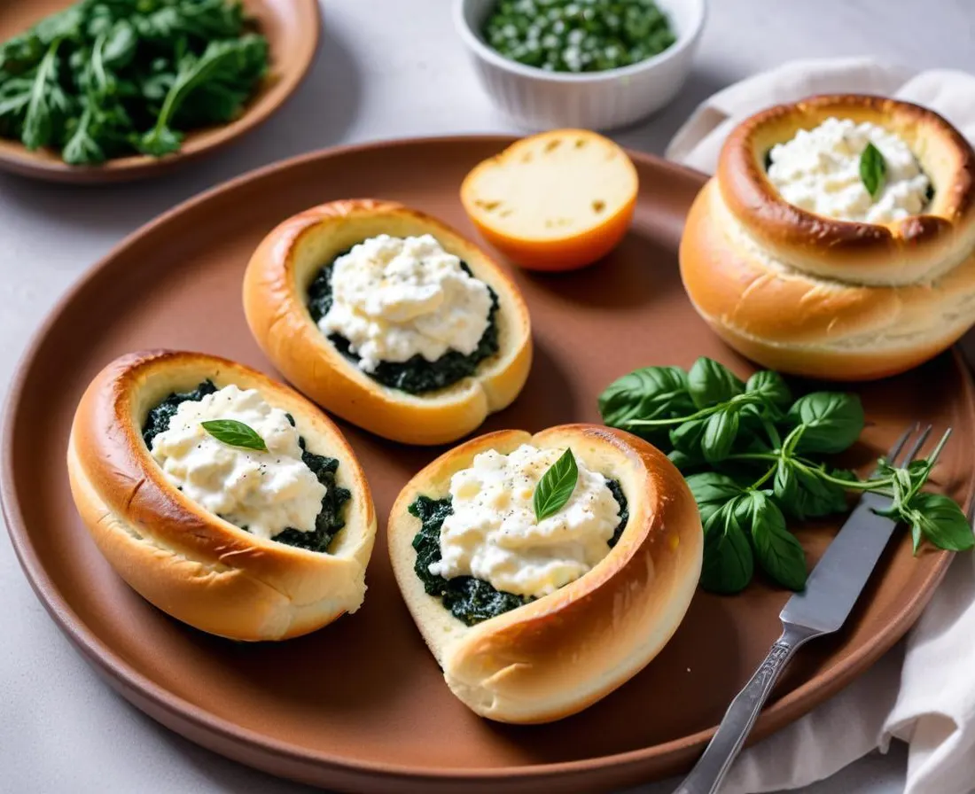 Chaussons aux épinards et ricotta