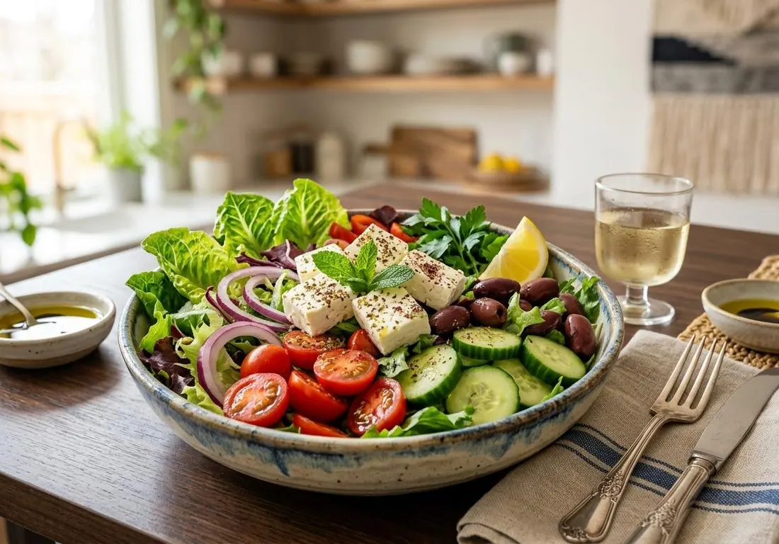 Salade Fraîcheur Méditerranéenne à la Feta
