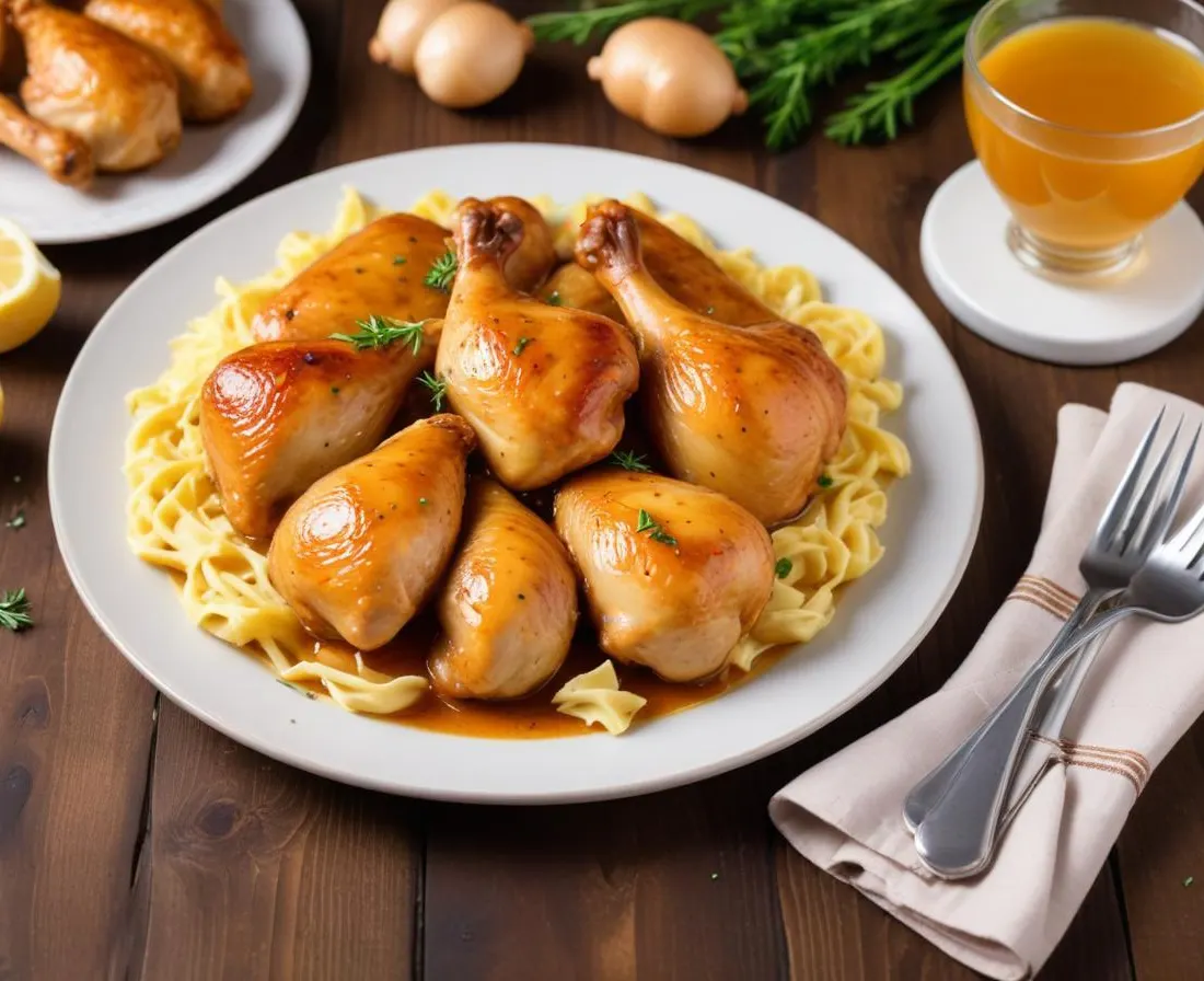 Suprêmes de poulet à la moutarde et miel