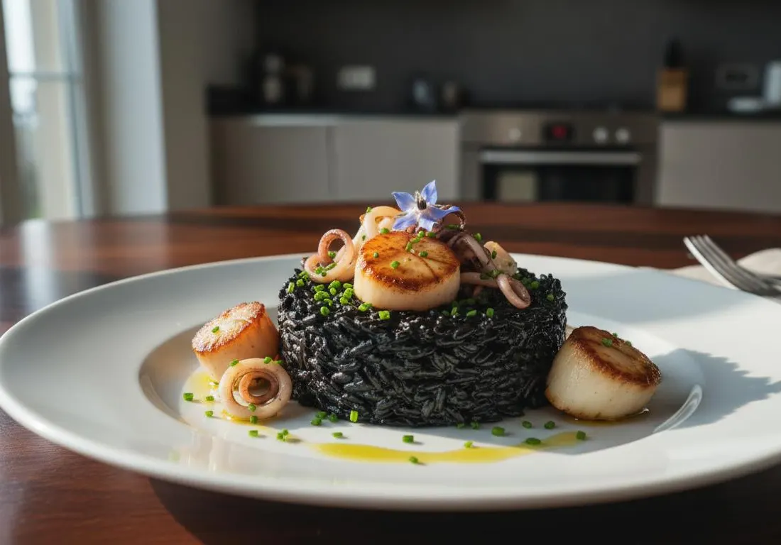 Risotto à l'Encre de Seiche 'Code Noir'