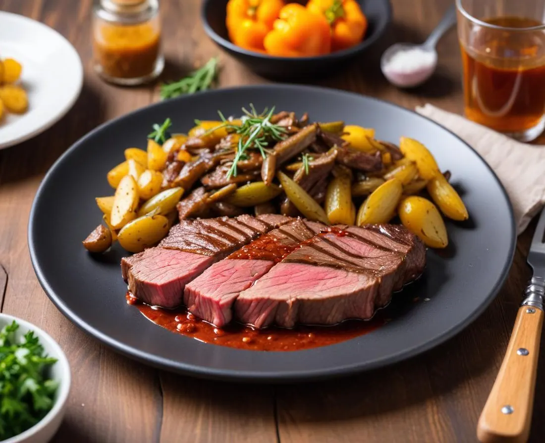 Bavette à l'échalote