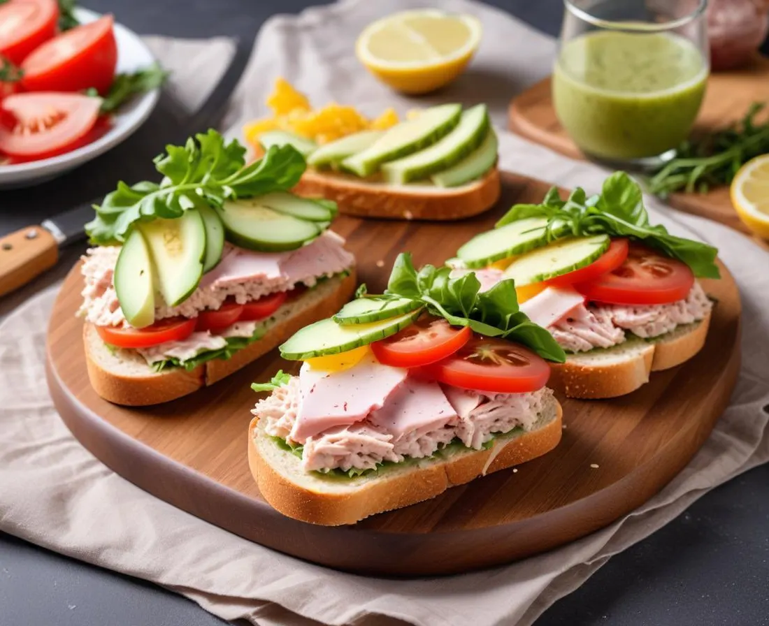 Sandwich Fraîcheur Thon et Crudités