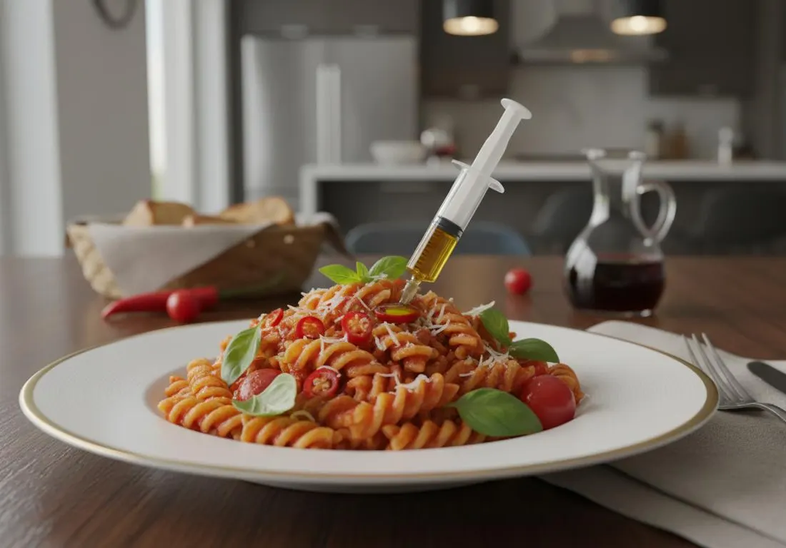 L'Injection de Saveurs (Pâtes Arrabbiata)