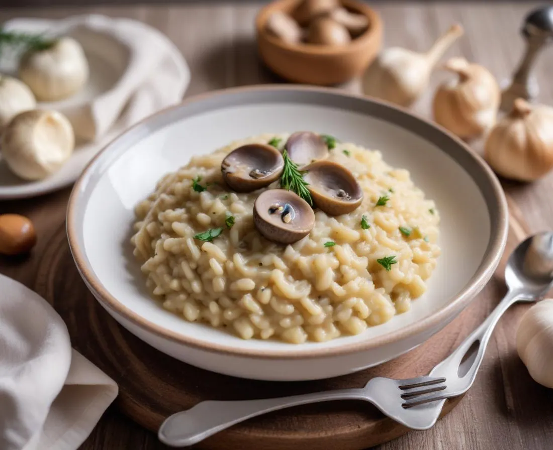 Risotto aux champignons au Cookeo