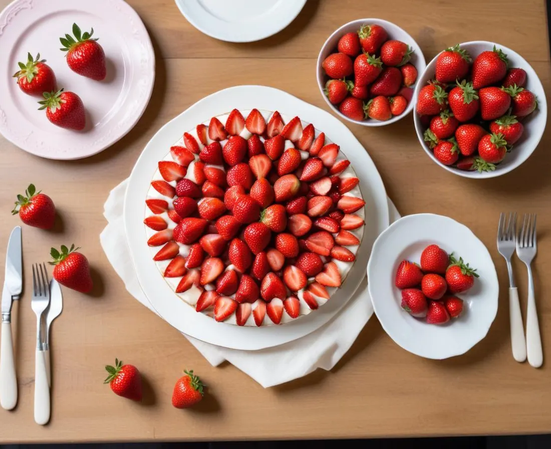 Charlotte aux fraises