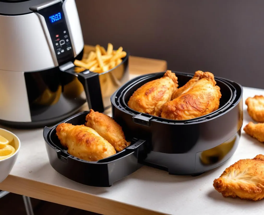 Pilons de Poulet Croustillants à l'Air Fryer