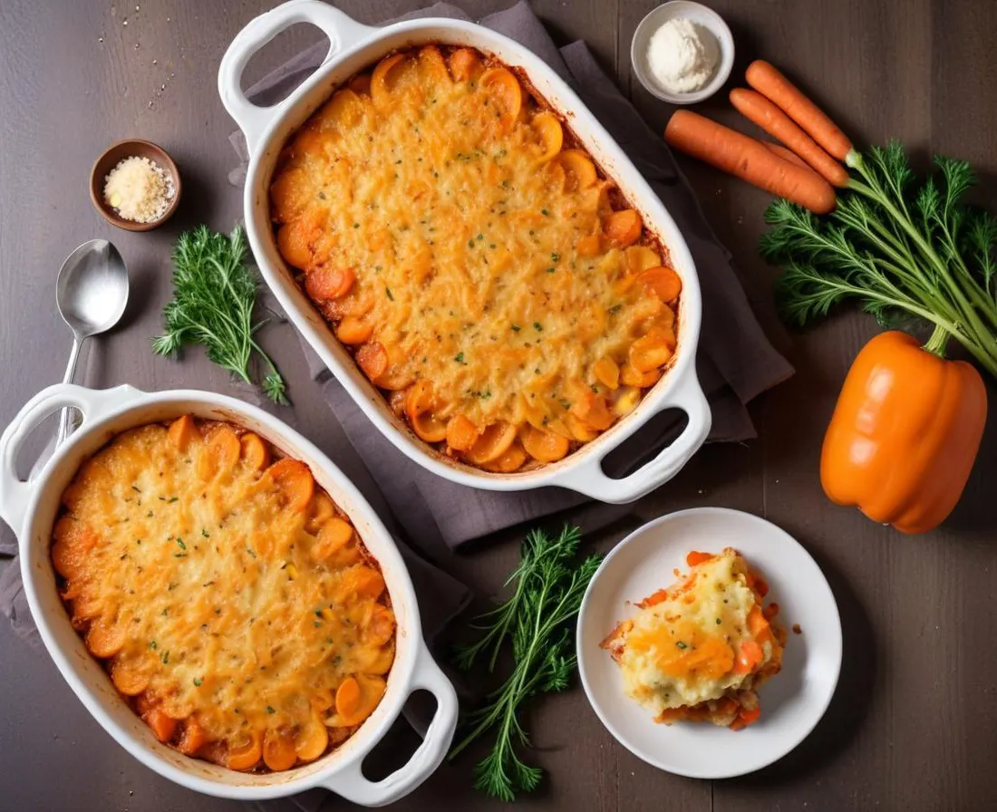 Gratin de carottes au four