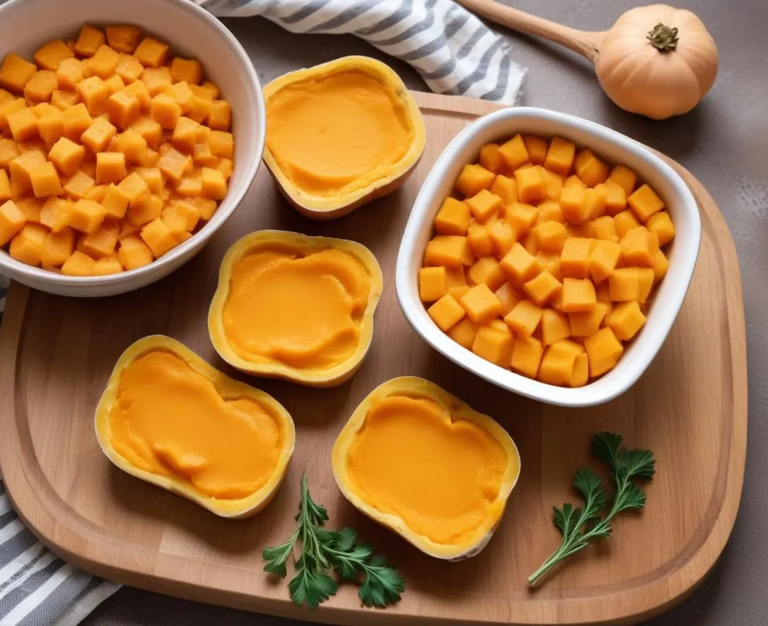 Pâtes Crémeuses à la Courge Butternut