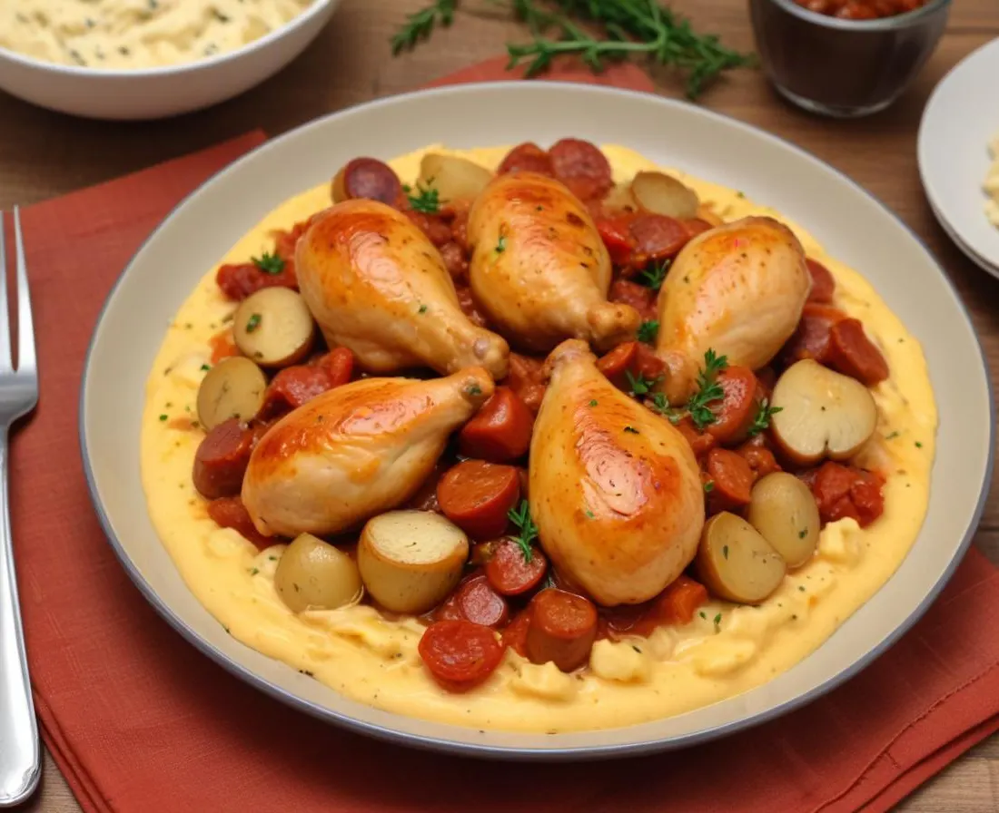 Poulet au Chorizo et Champignons à la Crème Fraîche (Cookeo)