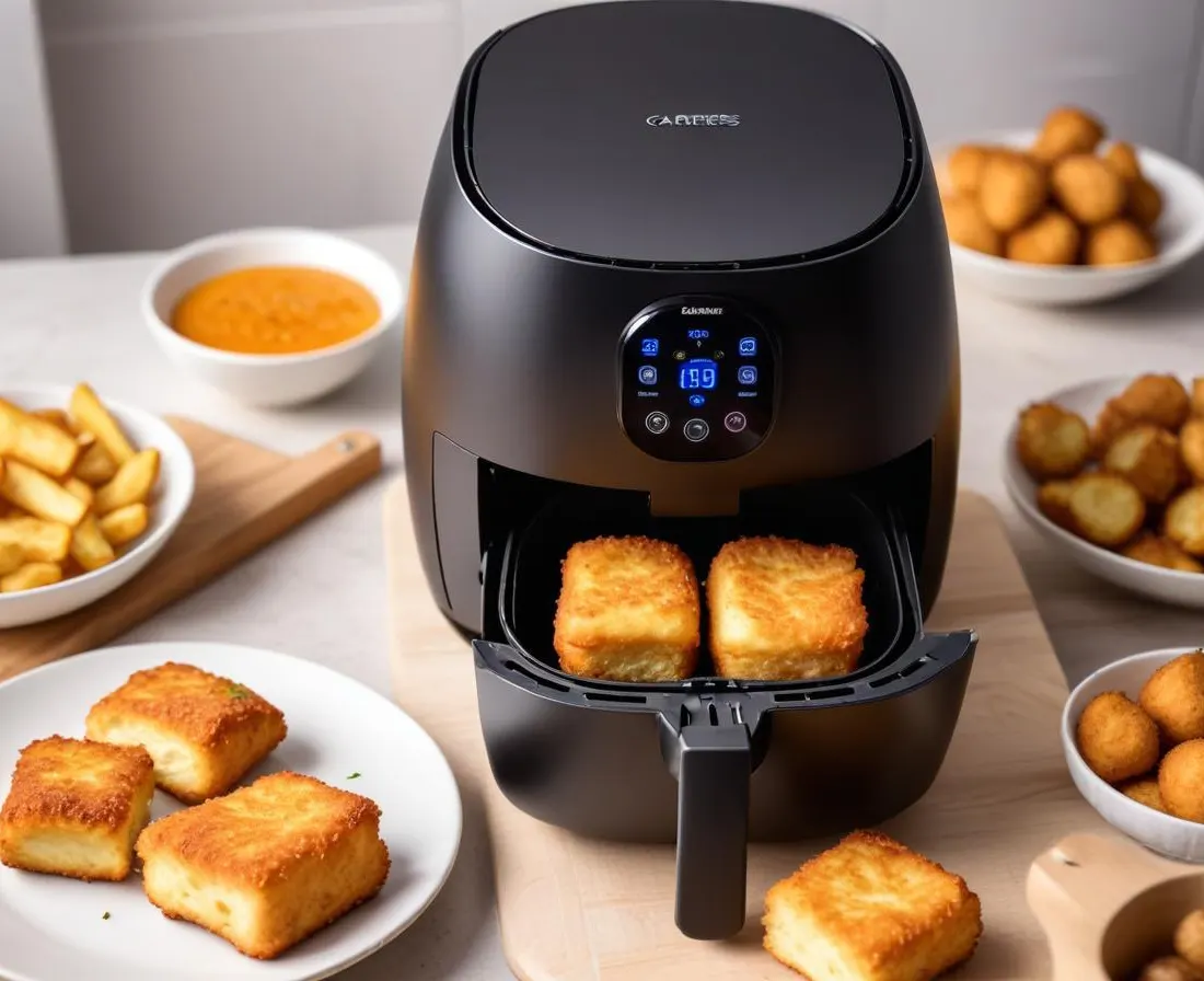 Carrés Croustillants aux Œufs Air Fryer