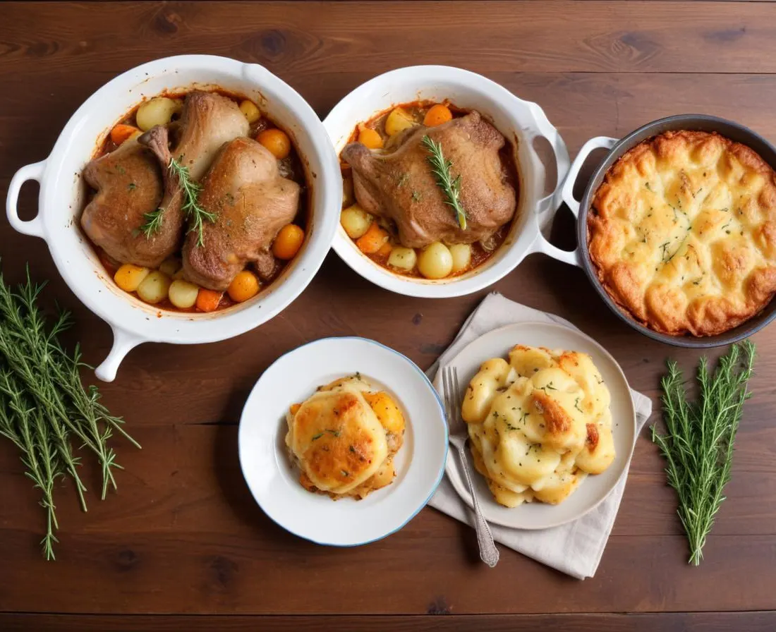 Agneau Pascal aux herbes printanières avec gratin dauphinois