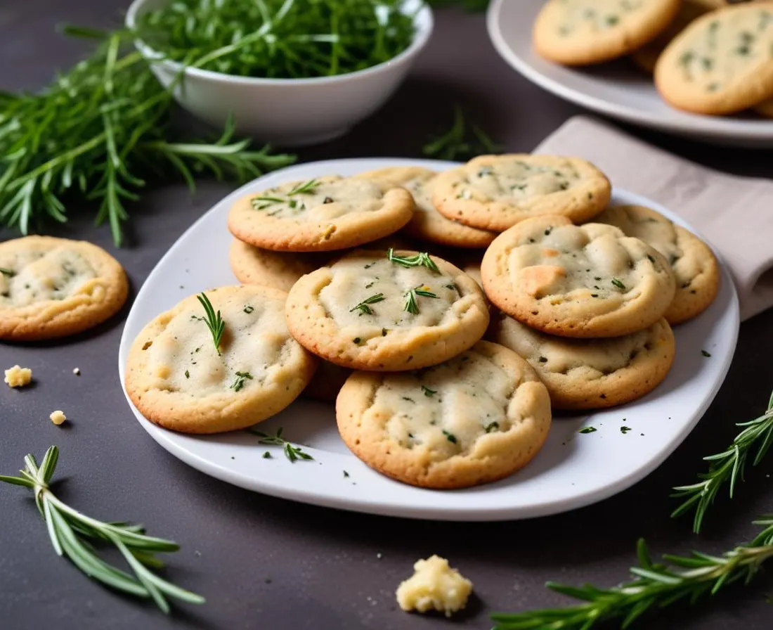 Cookies Salés Ail et Fines Herbes